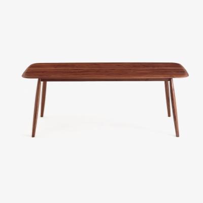 La Redoute Comoé Solid Walnut Dining Table (Seats 8)