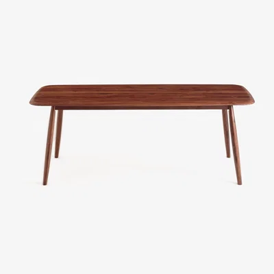La Redoute Comoé Solid Walnut Dining Table (Seats 8)