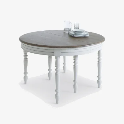 La Redoute Eulali Extending 4-12 Seater Dining Table in Pine and Oak Veneer