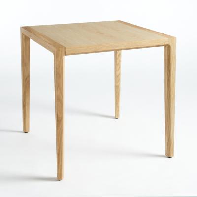 La Redoute Nizou Square Oak Bistro Dining Table, designed by E. Gallina. Gallina