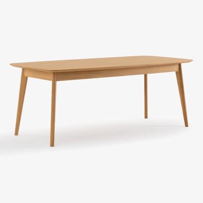 La Redoute Biface Oak Veneer Dining Table (Seats 8)