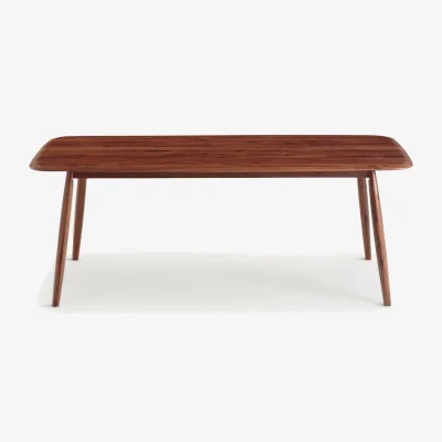 La Redoute Comoé Solid Walnut Dining Table (Seats 8)