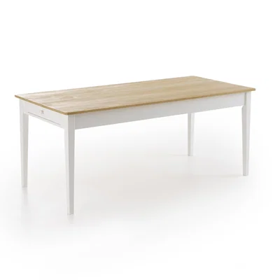La Redoute ALVINA Scandi-Style Pine Dining Table (Seats 8)