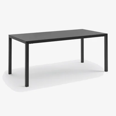 La Redoute Hiba 6 Seater Dining Table in Black Steel
