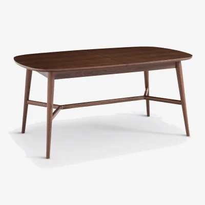 La Redoute Yvan 6-8 Seater Extending Dining Table in Walnut and Veneer