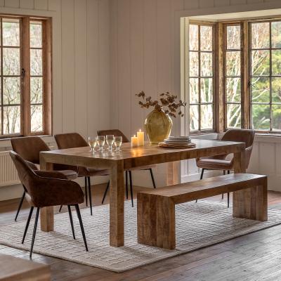 La Redoute Rustana Weathered Mango Wood Dining Table