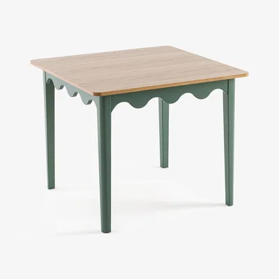 La Redoute Kristen Oak Veneer Square Dining Table (Seats 4)