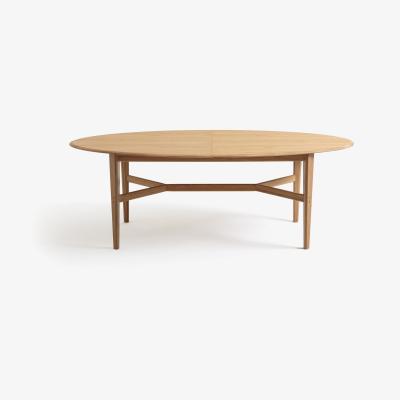 La Redoute Tadame Solid Oak Extendable Dining Table (Seats 10)