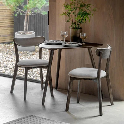 La Redoute Hale Large Smoked Oak Dining Table (Seats 6)