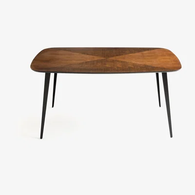 La Redoute Watford Vintage-Style Inlaid Dining Table, Seats 6