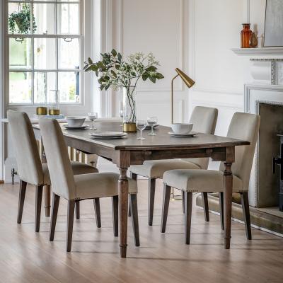 La Redoute Meford Antique Wood Extendable Dining Table (Seats 6-8)