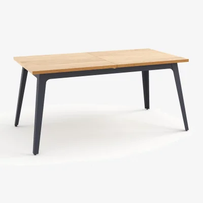 La Redoute Daffo Pine Dining Table with 2 Extensions (Seats 6-8)