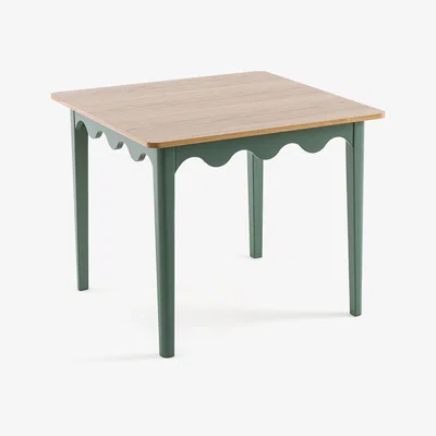 La Redoute Kristen Oak Veneer Square Dining Table (Seats 4)
