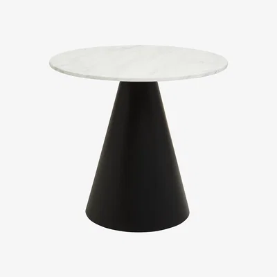 La Redoute Round Marble Pedestal Dining Table