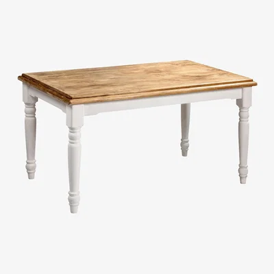 La Redoute Germaine Solid Pine Dining Table (Seats 6)