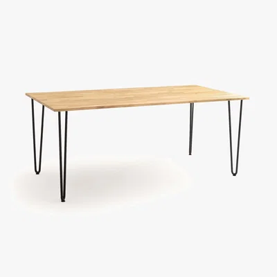 La Redoute ADZA Solid Oak 8 Seater Dining Table