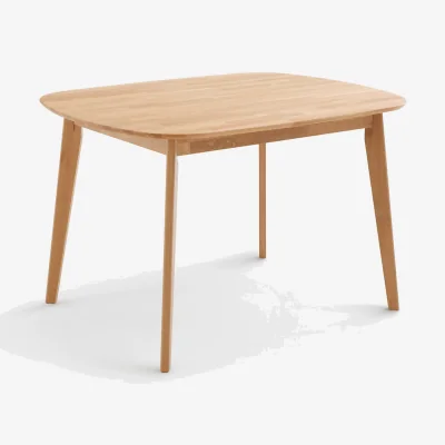 La Redoute Dalmar Solid Oak 4 Seater Rectangular Dining Table