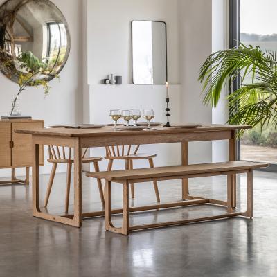 La Redoute Fallon Oak Extendable Dining Table (Seats 6-8)