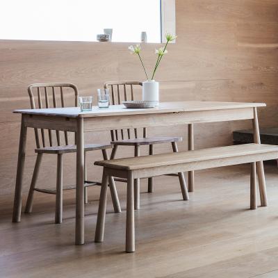 La Redoute Uttara Scandi Oak Extendable Dining Table (Seats 6-8)