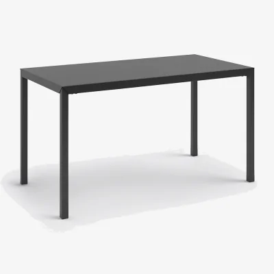 La Redoute Hiba Lacquered Steel Metal 4 Seater Dining Table