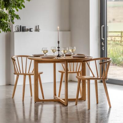 La Redoute Fallon Oak Round Dining Table