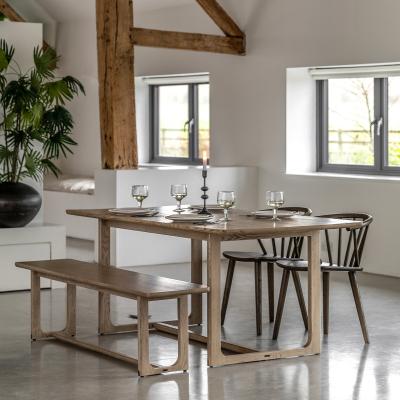 La Redoute Fallon Smoked Oak Dining Table (Seats 6)