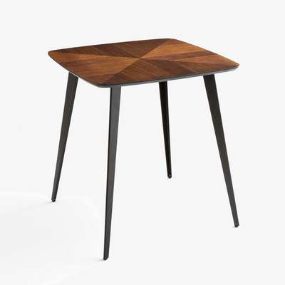 La Redoute Watford Bistro-Style Inlaid Dining Table, Seats 2