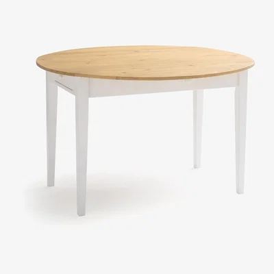 La Redoute Alvina Round Dining Table with 2 Drawers (Seats 4-6)