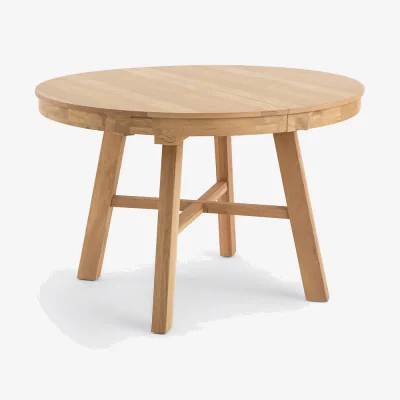 La Redoute Zebarn 4-8 Seater Round Extending Dining Table