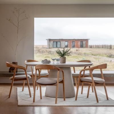 La Redoute Pellan Round Concrete Dining Table (Seats 4)
