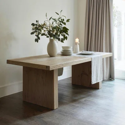 Layered Lounge Lindon Reclaimed Wooden Dining Table - 8 Seater