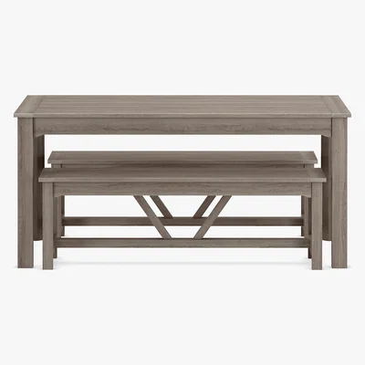 Marks & Spencer Whitstable Dining Table & 2 Bench Set