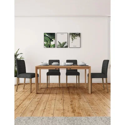 Marks & Spencer M&S Chamfer Extending Dining Table - Oak, Oak