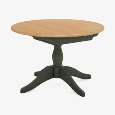 Marks & Spencer M&S  Padstow Round Extending 4-6 Seater Table - Forest Green, Forest Green,Light Grey