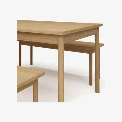 Marks & Spencer M&S  Newark 6 Seater Dining Table & Bench Set - Oak, Oak
