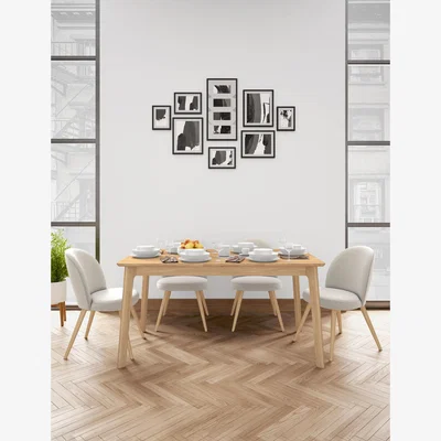 Marks & Spencer Gallery Direct Nord 6-8 Seater Extending Dining Table - Oak, Oak