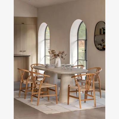 Marks & Spencer Gallery Direct Pedra 8 Seater Dining Table Natural