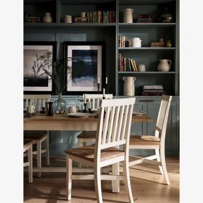 Marks & Spencer Cotswold Company Chester 6-10 Seater Extending Dining Table Cream