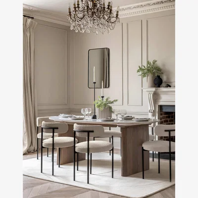 Marks & Spencer Gallery Direct Marmo Rectangle Dining Table - Grey, Grey