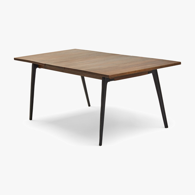 Made.com Lucien 6- 8 Seat Extending Dining Table, Dark Mango Wood