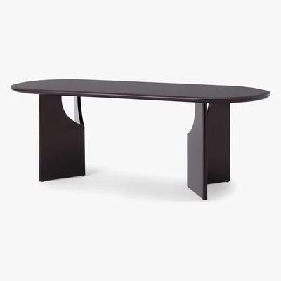 Made.com Mekkin 8 Seat Dining Table, Plum Gloss