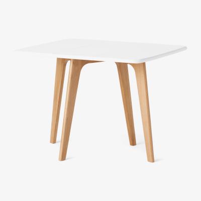 Made.com Fjord 2-4 Seat Rectangular Gateleg Table, Oak & White
