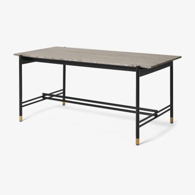 Made.com Ailish 6 Seat Dining Table, Caramel Marble