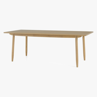 Made.com MADE Essentials Asger 8 Seat Dining Table, Oak Effect