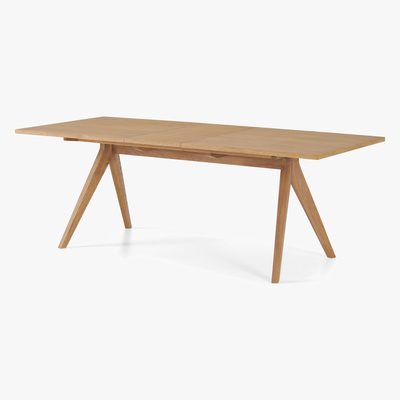 Made.com Wingrove 8-10 Seat Extending Dining Table, French Oak