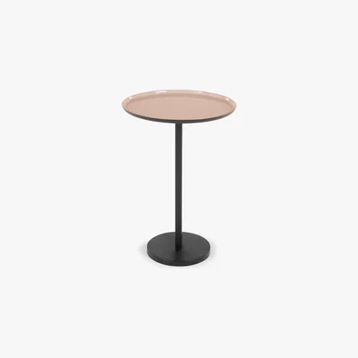 Made.com Rayit Side Table, Pink and Black