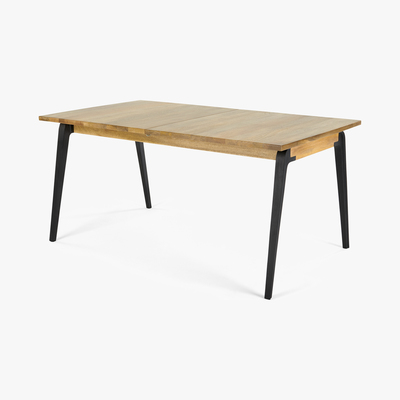 Made.com Lucien 8 Seat Extending Dining Table, Light Mango Wood