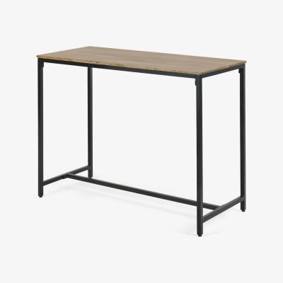 Made.com Lomond 4 Seat Bar Table, Mango wood and Black