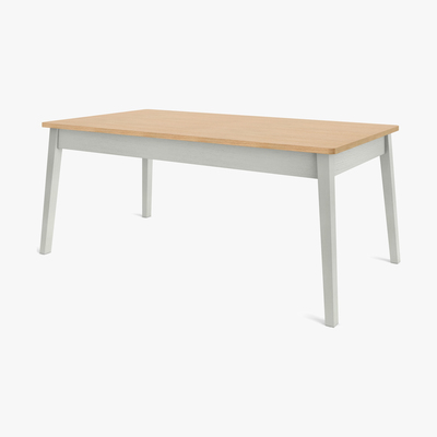 Made.com Custom MADE Harrison Shaker 8 SeatDining Table, Oak and Moss Green