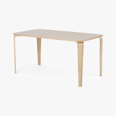Made.com MADE Essentials Alma 6 Seat Rectangle Dining Table, Ash